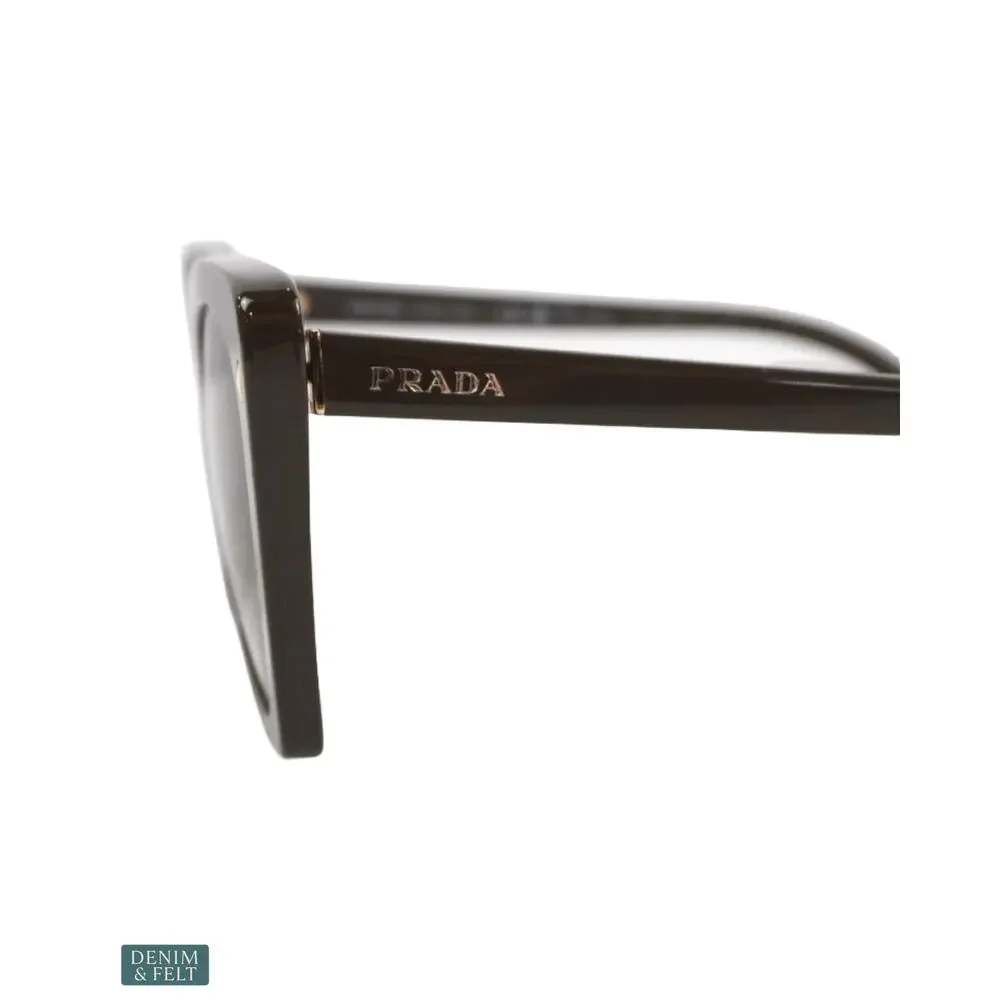 NEW Prada PR 23ZS Loden Brown Gradient Polarized Sunglasses Luxe Glam Luxury - Picture 10 of 15